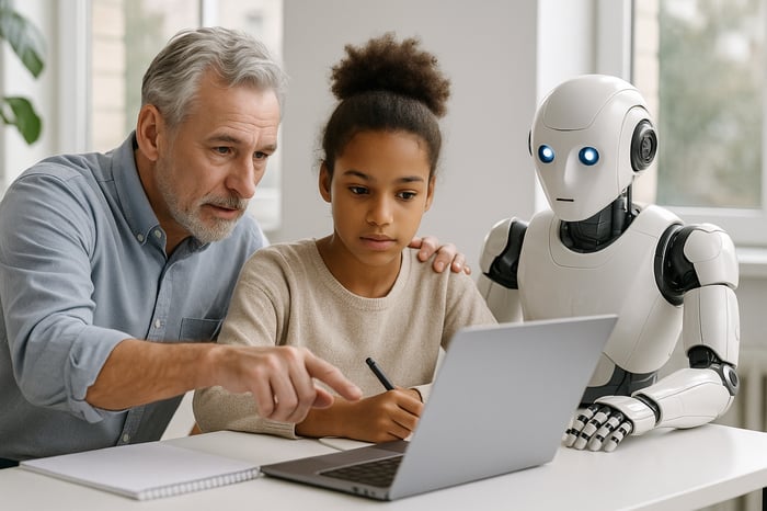 20250729_1915_AI Mentorship Journey_simple_compose_01k1catw0je3zvdr6xczg8tzqm-1